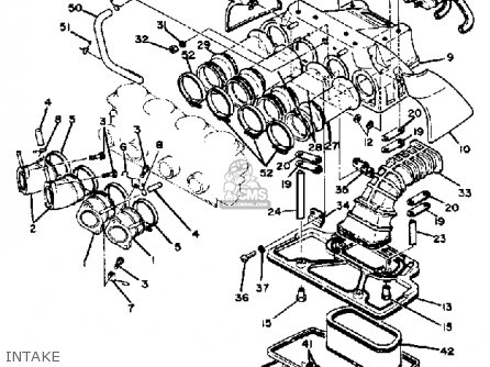 Yamaha Xs1100 1980 (a) Usa Parts List Partsmanual Partsfiche