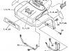 Yamaha YF60S MOTO-4 1986 FRONT FENDER
