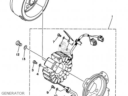 Yamaha YFB250FWK 1998 USA Parts Lists And Schematics