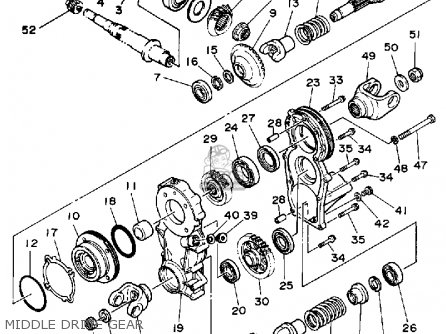 Yamaha YFM350FWT 1987 2HR BIG BEAR Parts Lists And Schematics