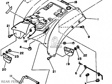 Yamaha Ytm L Tri Moto Parts Lists And Schematics