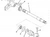 Yamaha YZ250C COMPETITION 1976-1978 SHIFT SHAFT YZ250C