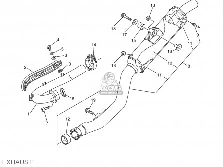 Yamaha Yz250f 2003 (3) Usa parts list partsmanual partsfiche