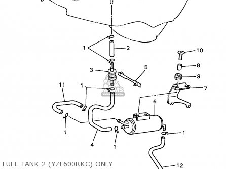 Yamaha Yzf600rk/rkc 1998 parts list partsmanual partsfiche yamaha yzf600 wiring diagram 