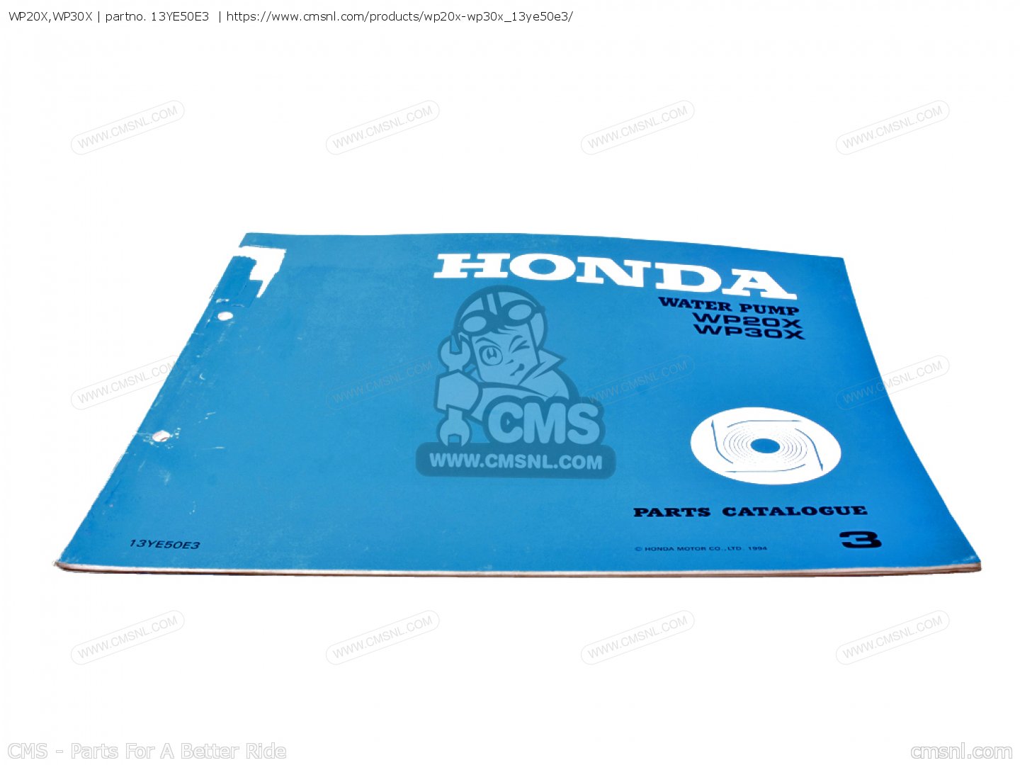 Honda wp30x parts list