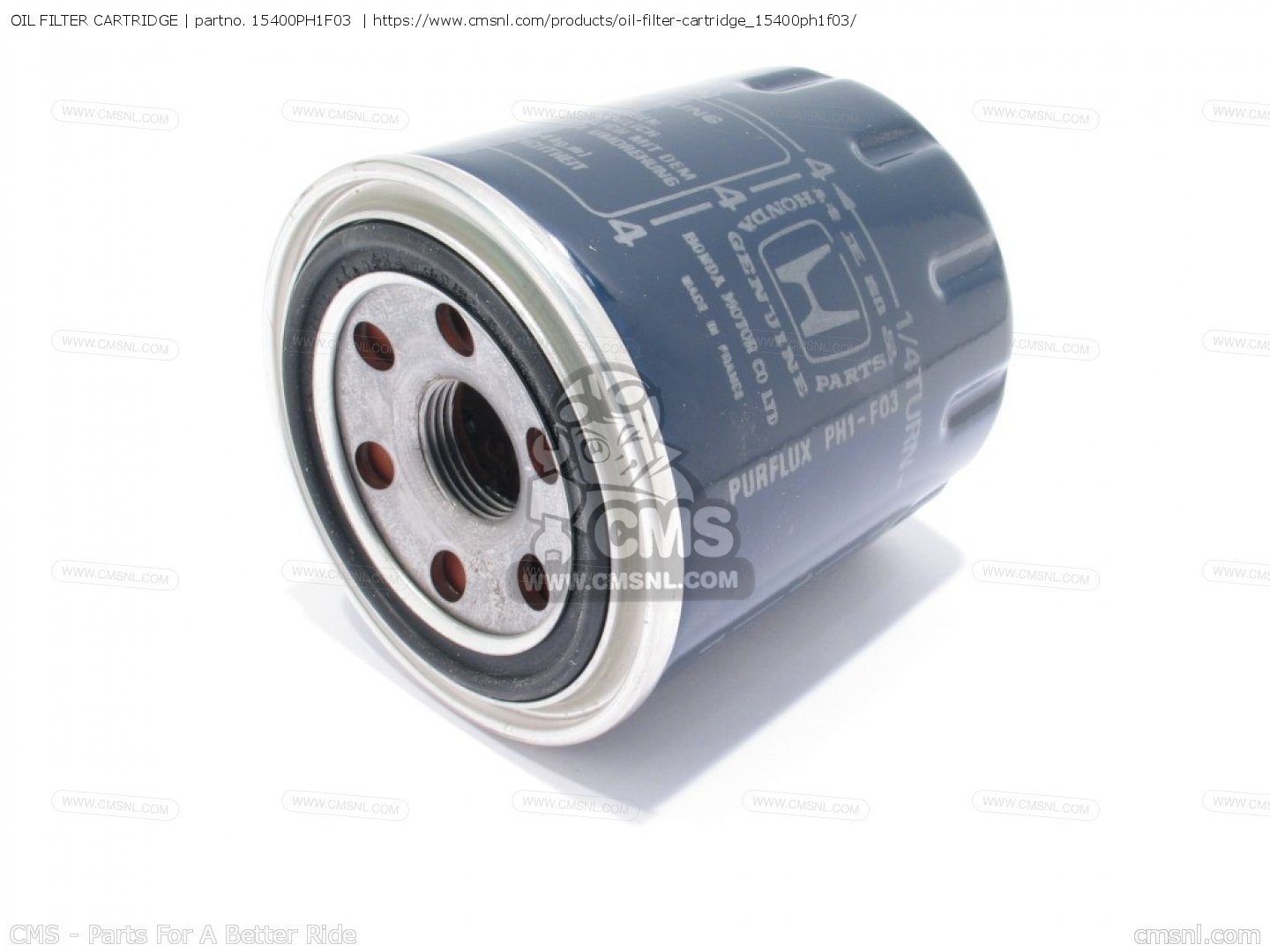 15400PH1F03 (15400plma01) Oil Filter Cartridge Honda 15400PH1F03