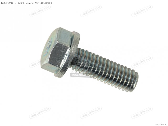 (934010602000) BOLT-WASHER,6X20