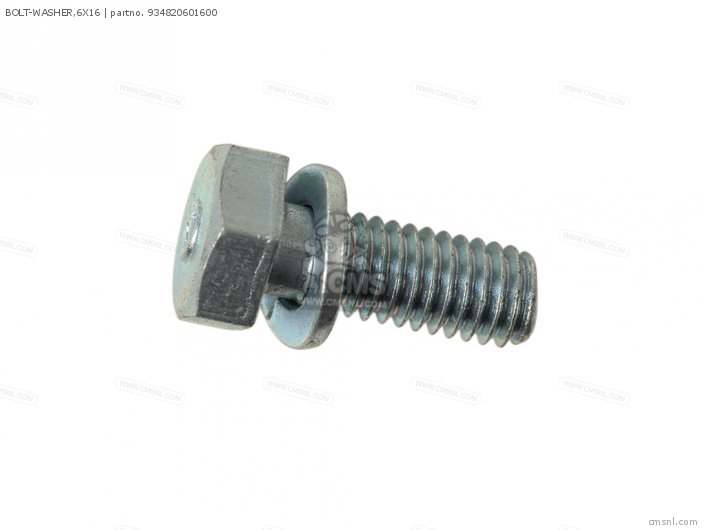 (934020601600) BOLT-WASHER,6X16