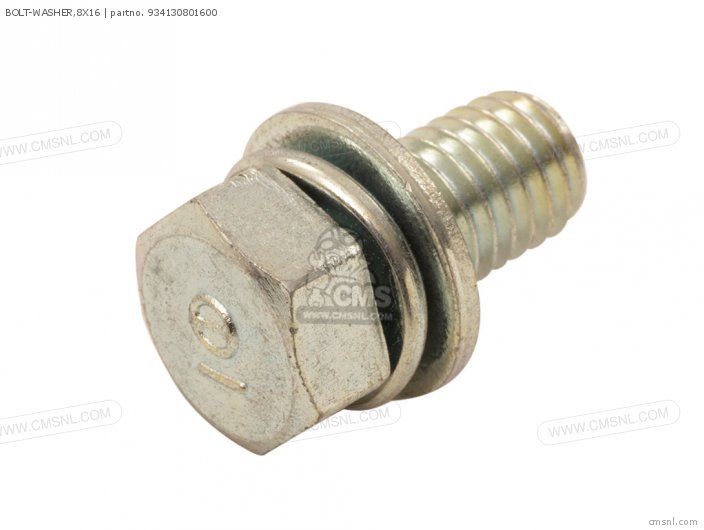 (934030801600) BOLT-WASHER,8X16