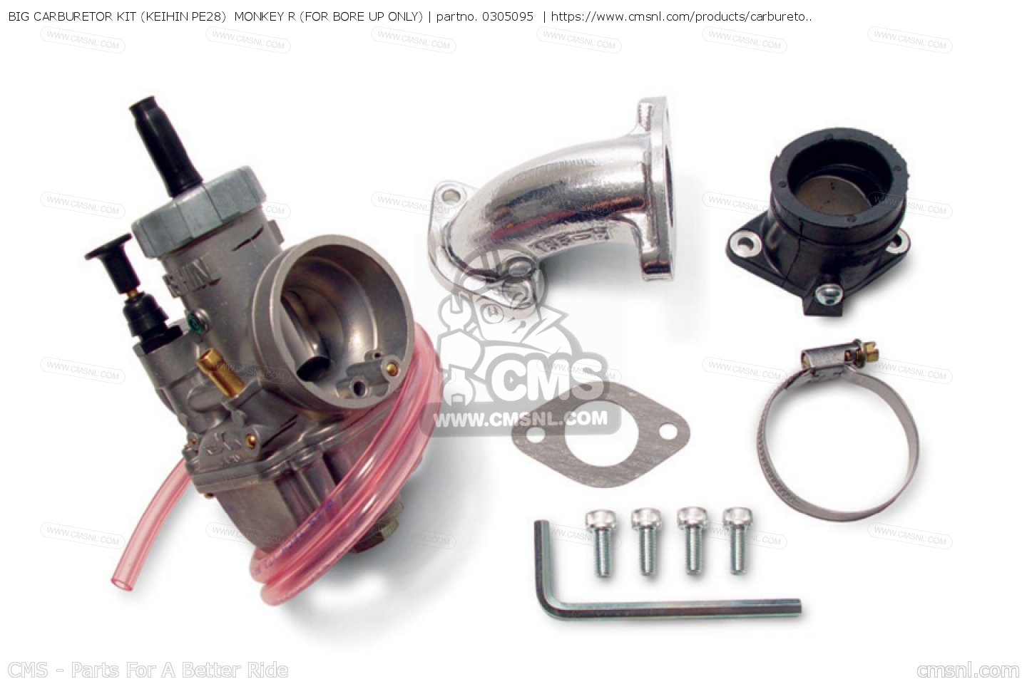 0305095 Big Carburetor Kit (keihin Pe28) Monkey R (for Bore Up Only