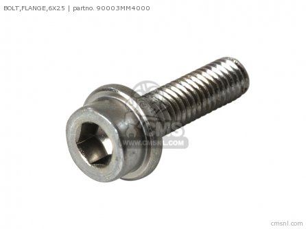BOLT,FLANGE,6X25