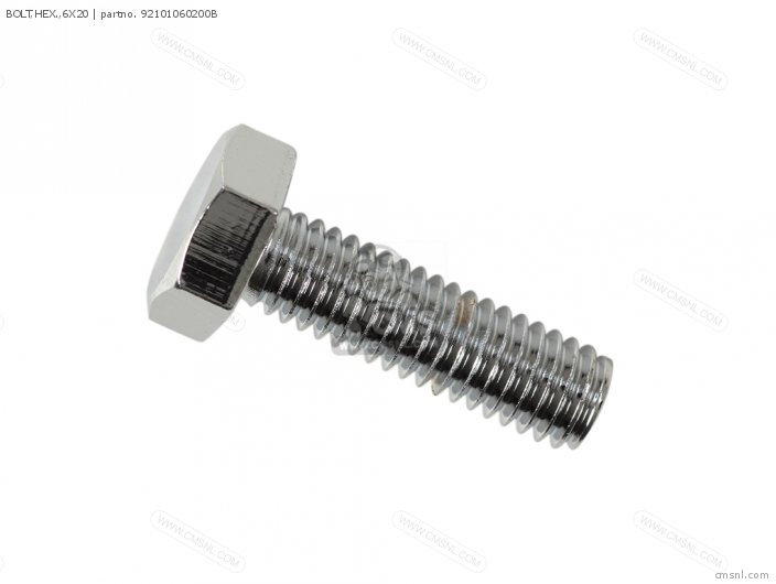BOLT,HEX.,6X20