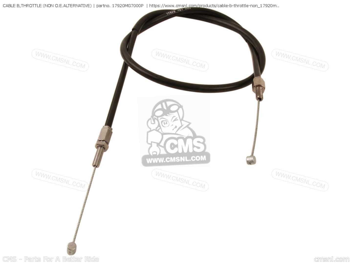 Mg P Cable B Throttle Non O E Alternative Honda Buy The