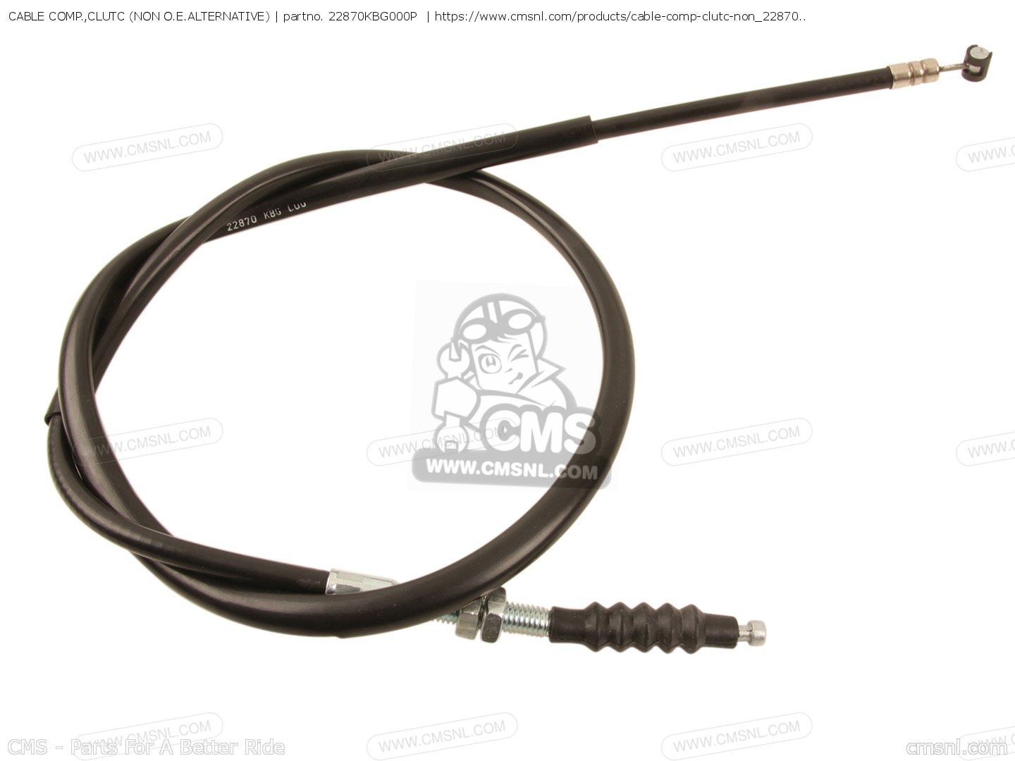 Kbg P Cable Comp Clutch Non O E Alternative Honda Buy The