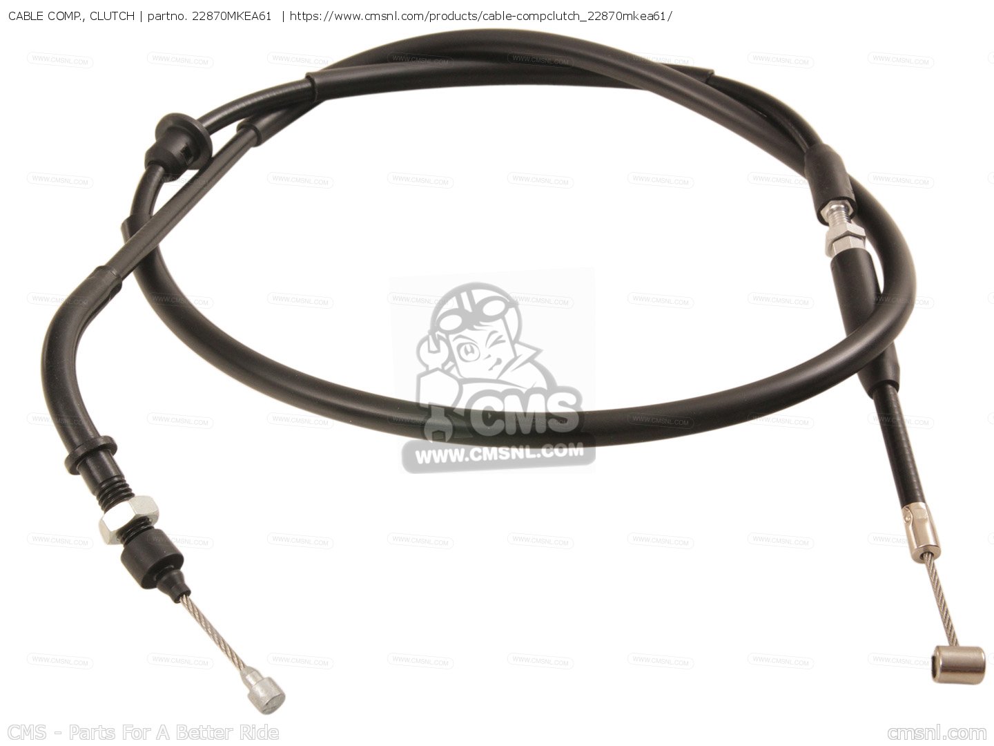 22870MKEA61 Cable Comp Clutch Honda Buy The 22870 MKE A61 At CMSNL