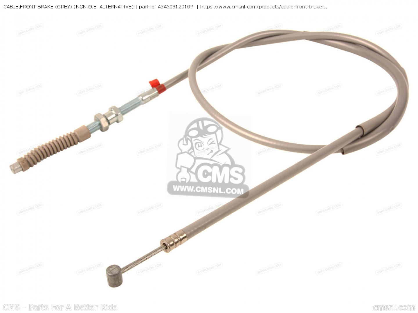 P Cable Front Brake Grey Non O E Alternative Honda