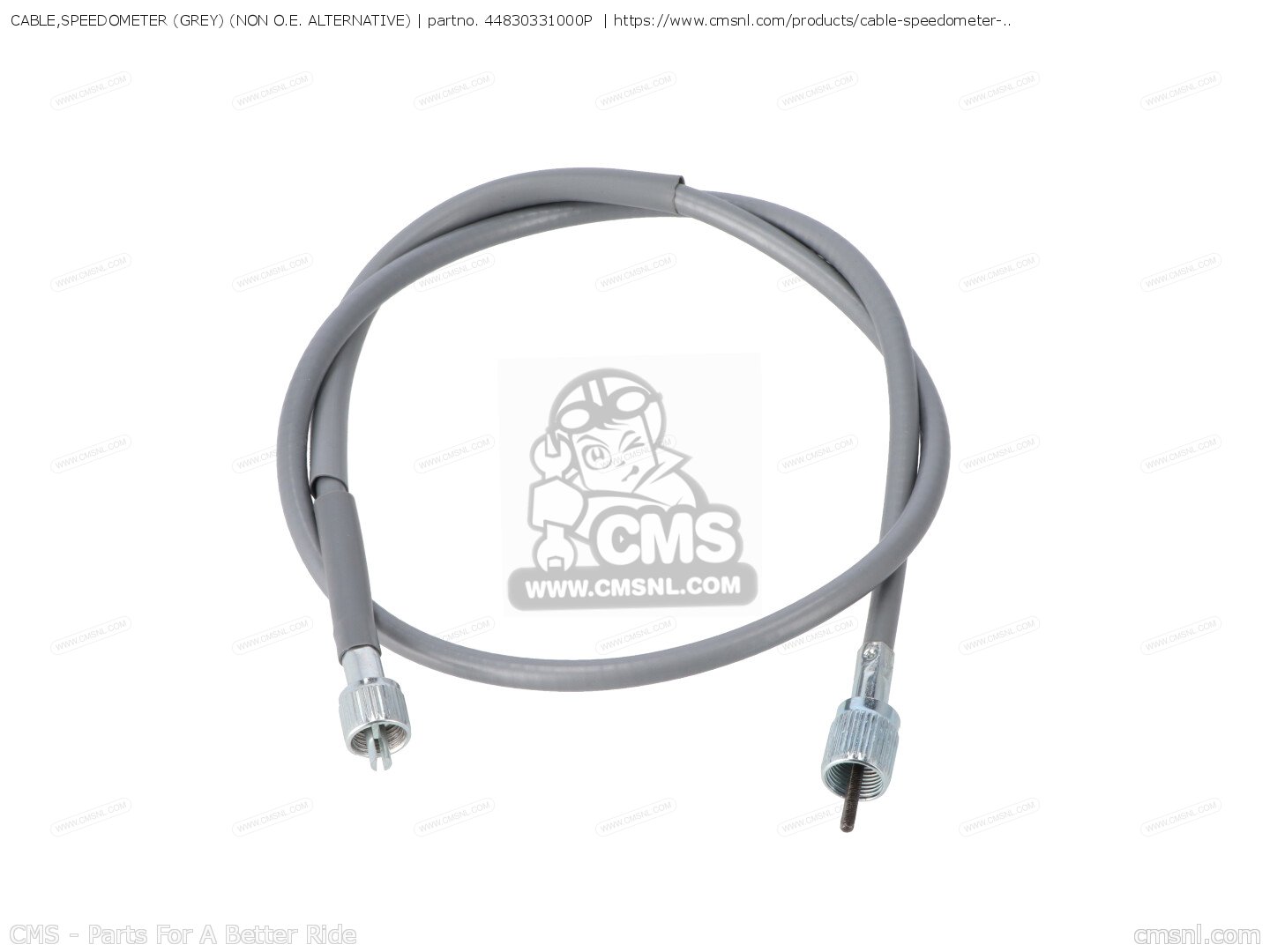 P Cable Speedometer Grey Non O E Alternative Honda