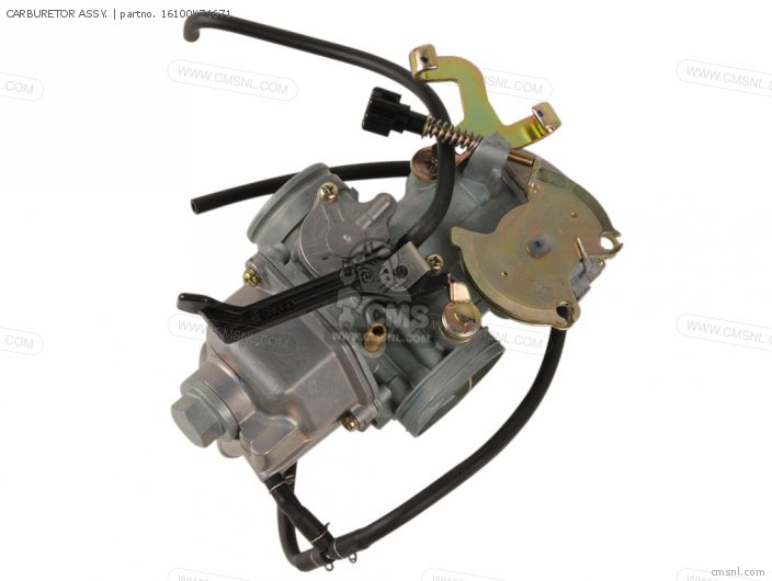 Honda Xr250r 1993 (p) Usa Carburetor schematic partsfiche