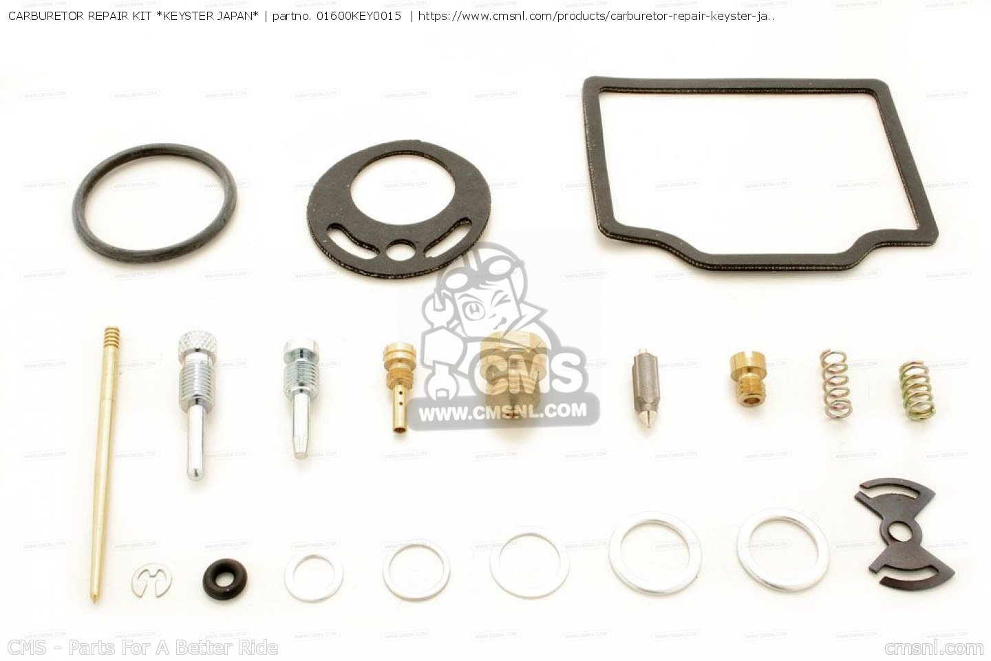 01600 KEY 0015 Carburetor Repair Kit Keyster Japan Honda CL72