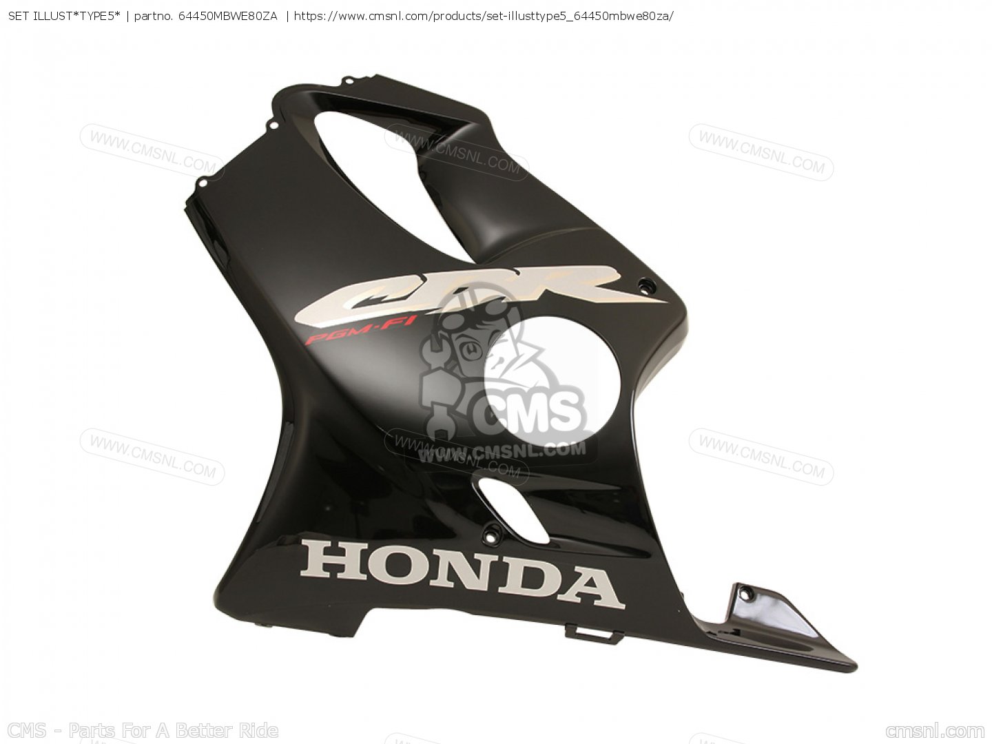 Mbwe Za Cowl Set L Lower Honda Buy The Mbw E Za At