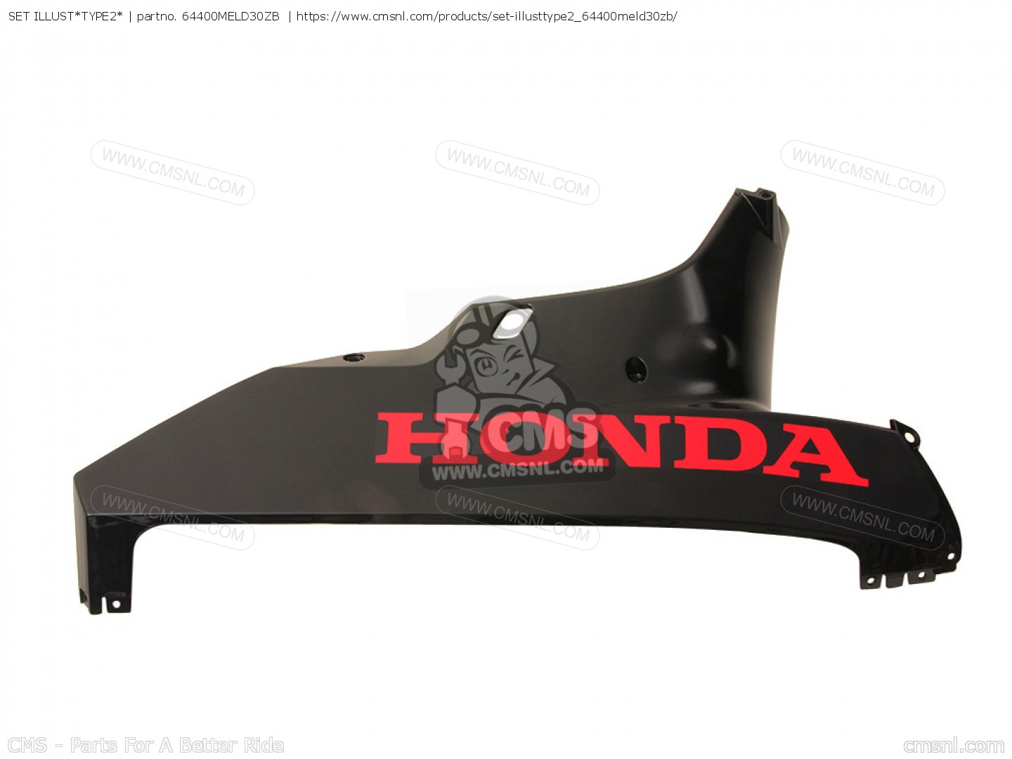 64400MELD30ZB Cowl Set R Under Honda Buy The 64400 MEL D30ZB At