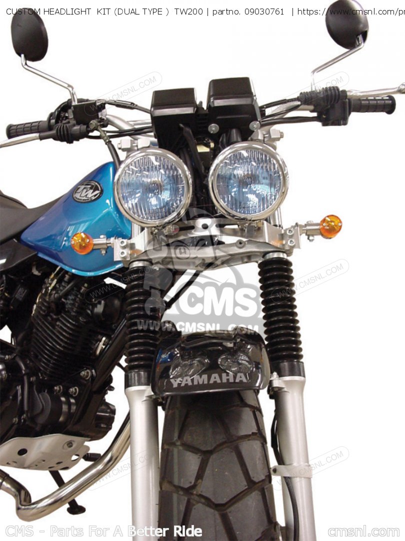 09030761 Custom Headlight Kit (dual Type ) Tw200 Takegawa 09030761