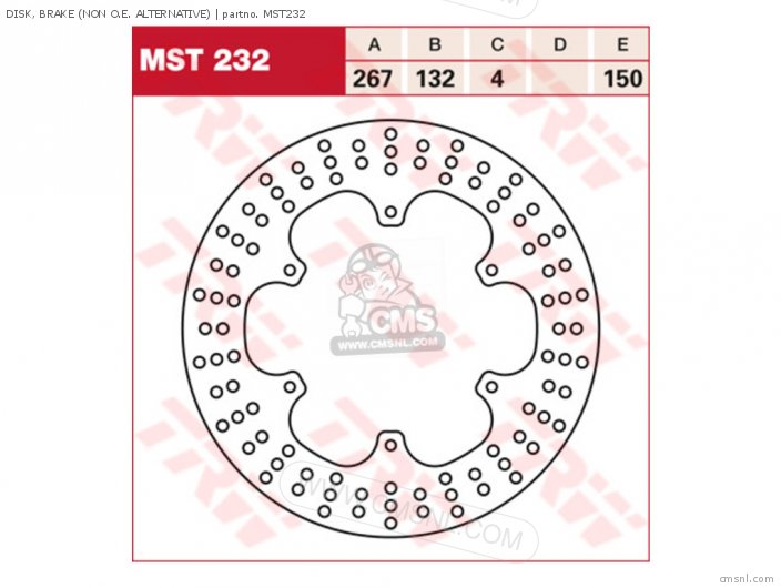 MST232 Disk Brake Yamaha Buy The MST232 At CMSNL