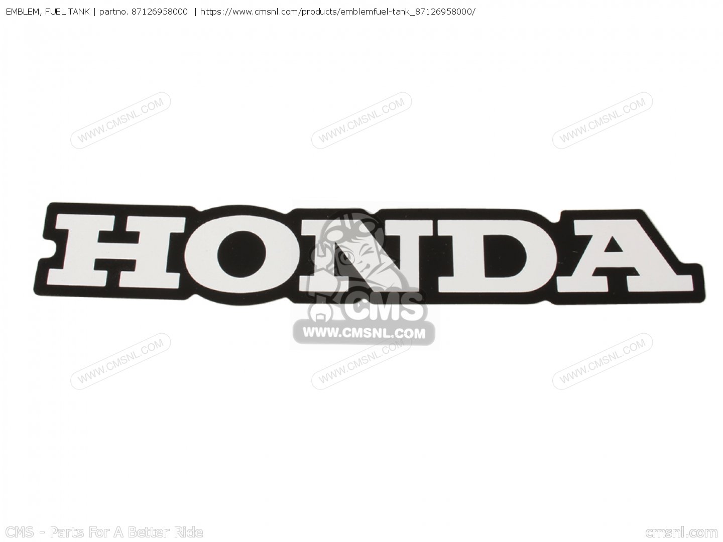 Emblem Fuel Tank Honda Buy The At Cmsnl