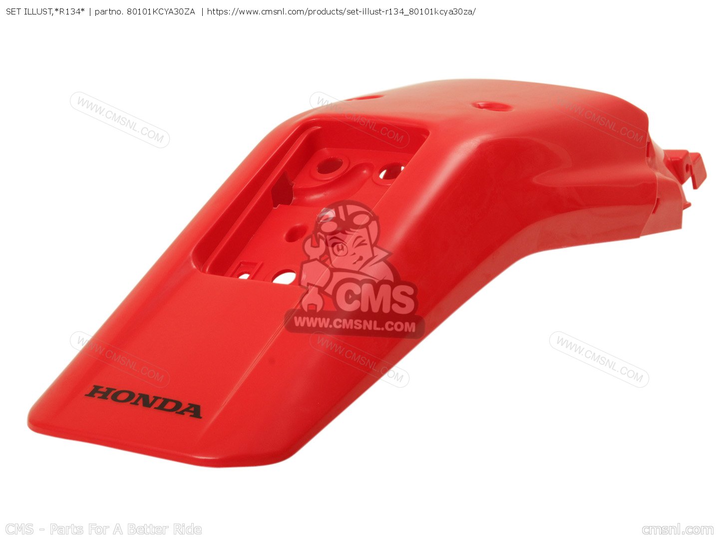 Kcya Za Fender Set Rr Wl Honda Buy The Kcy A Za At