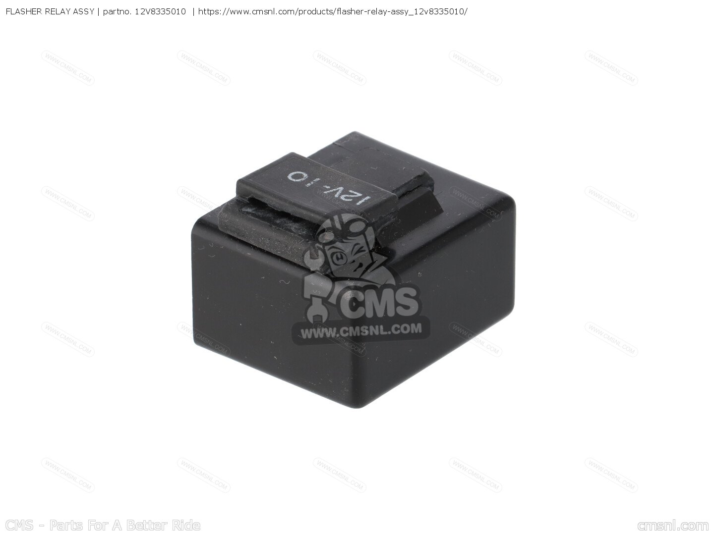 12V8335010 Flasher Relay Assy Yamaha Buy The 12V 83350 10 At CMSNL