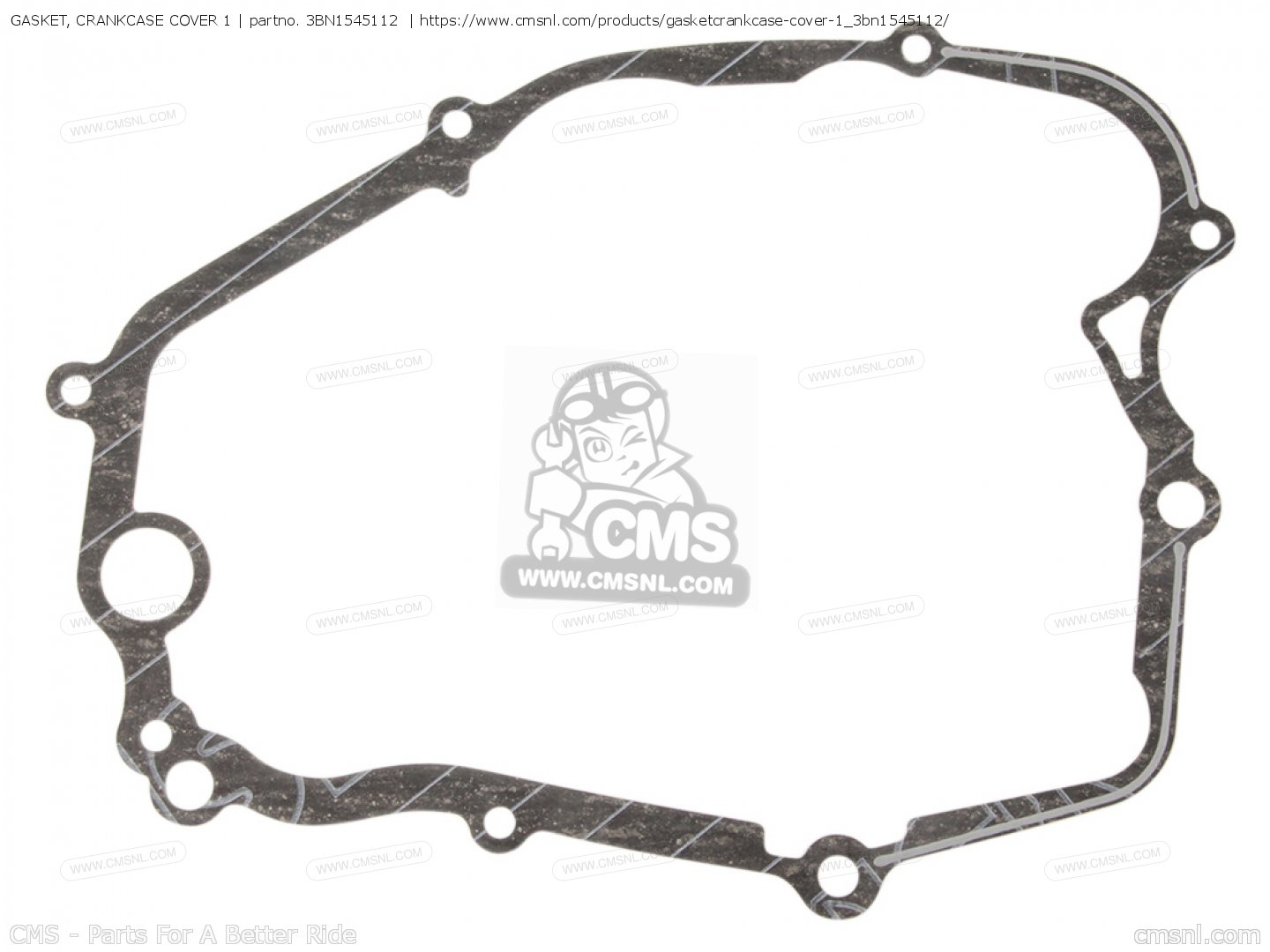 3BN1545112 Gasket Crankcase Cover 1 Nas Yamaha Buy The 3BN 15451