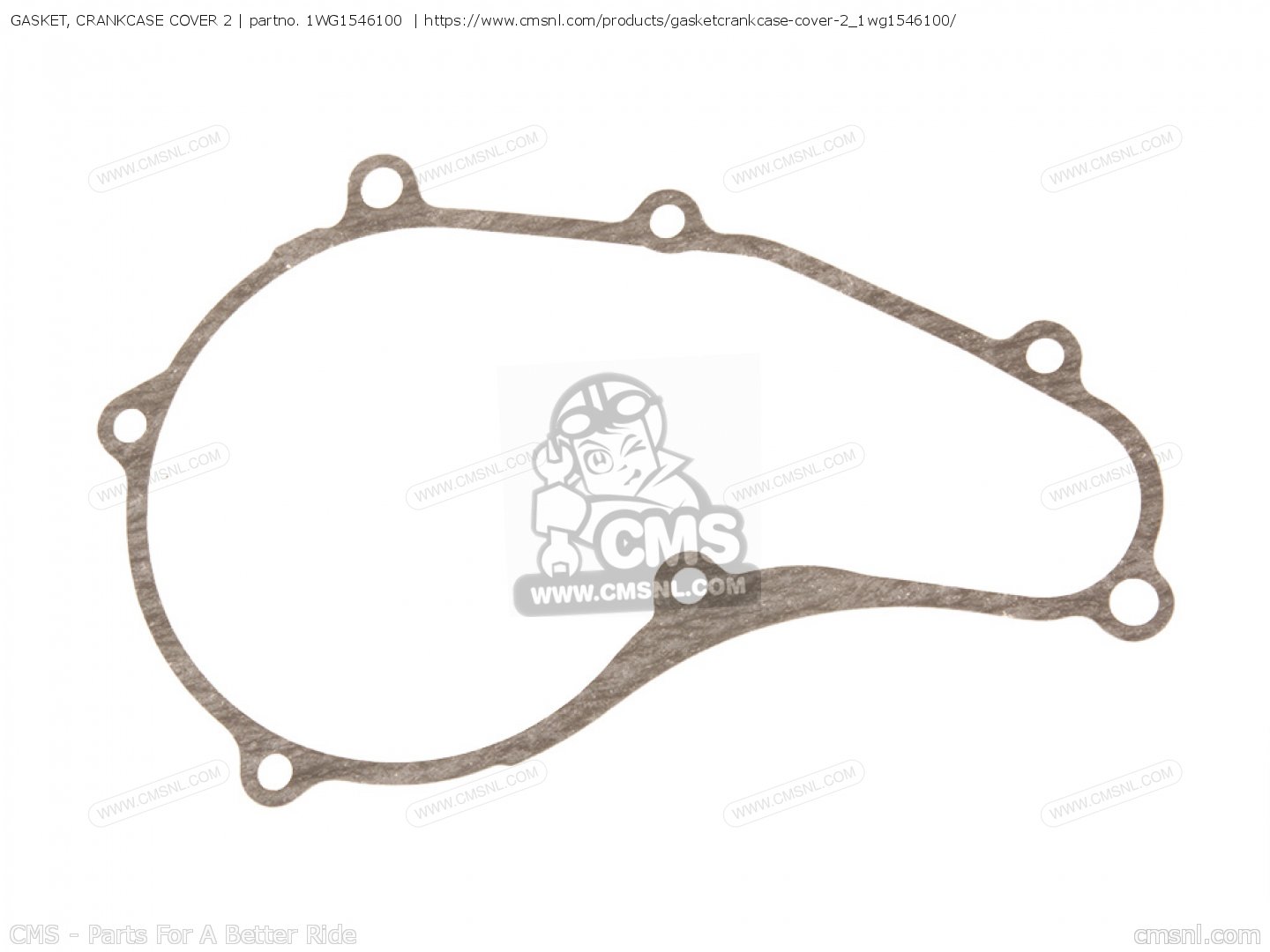 Wg Gasket Crankcase Cover Mca Yamaha Buy The Wg