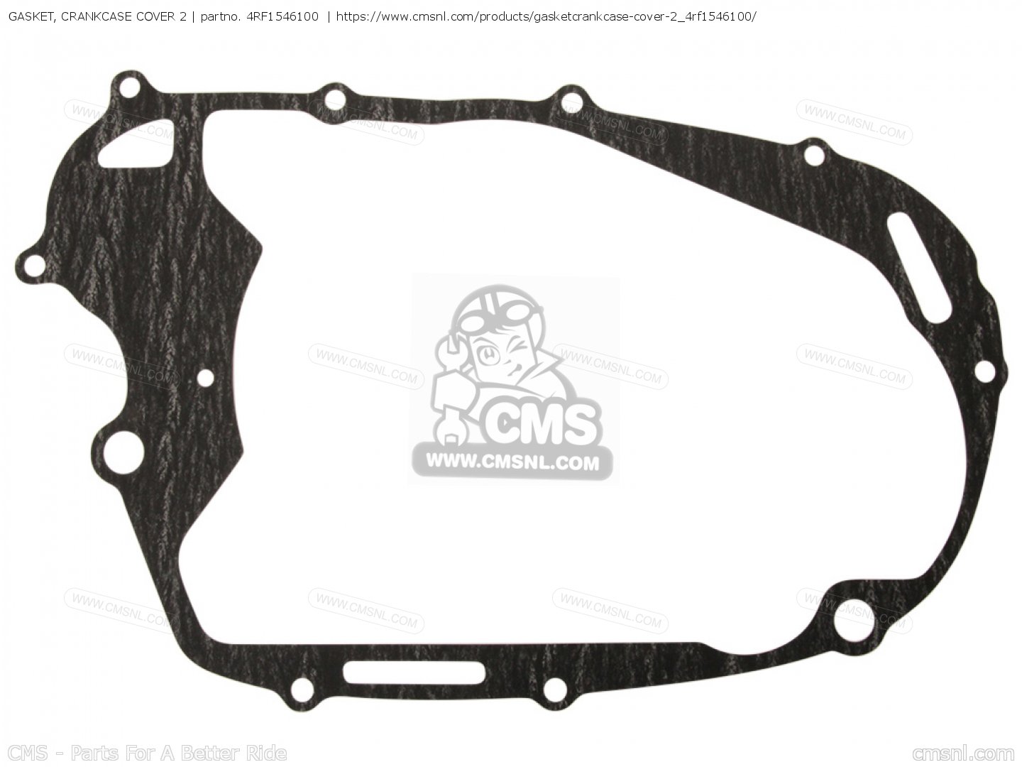 4RF1546100 Gasket Crankcase Cover 2 Yamaha Buy The 4RF 15461 00 At