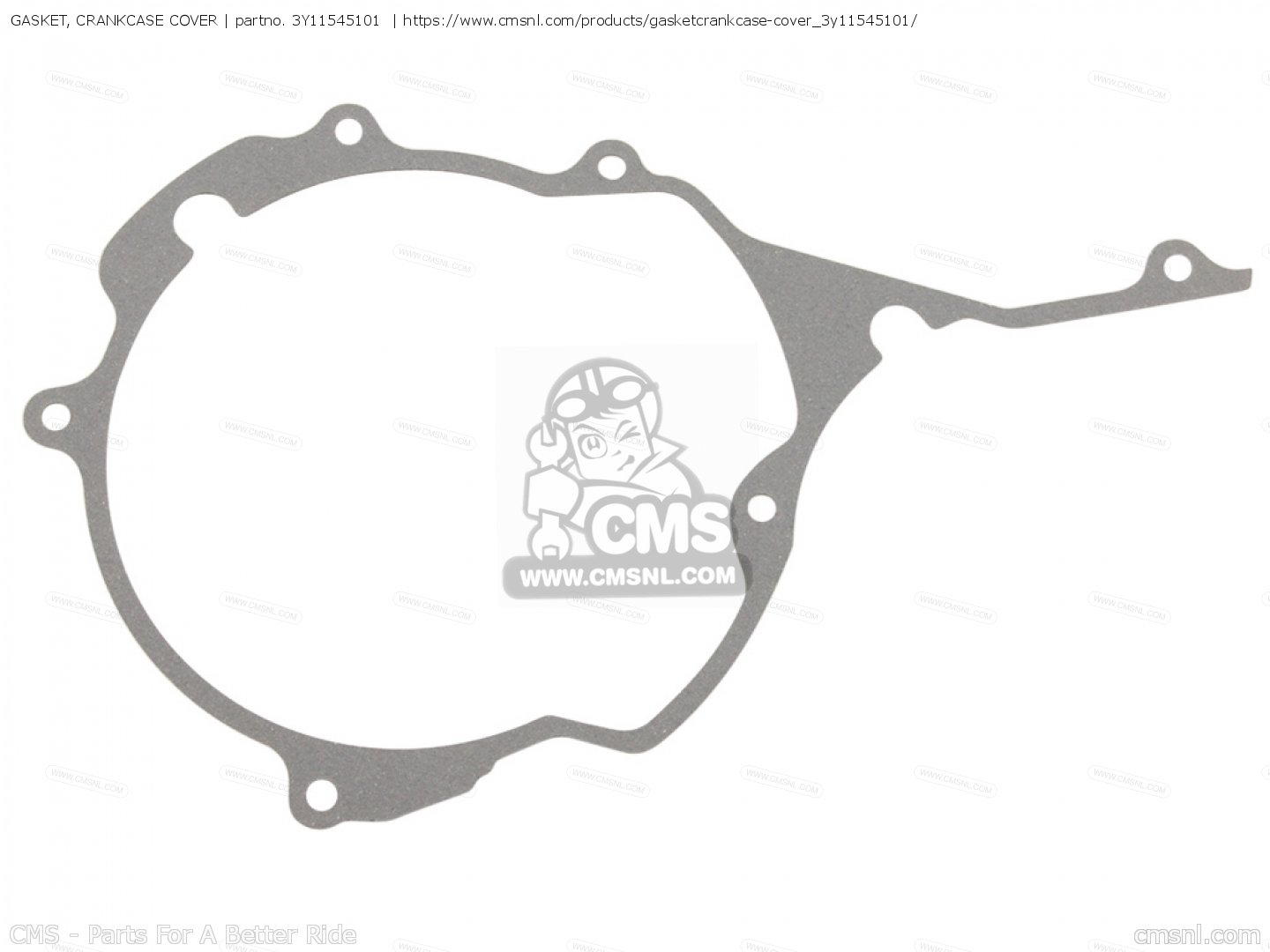 3Y11545101 Gasket Crankcase Cover Mca Yamaha Buy The 3Y1 15451 01