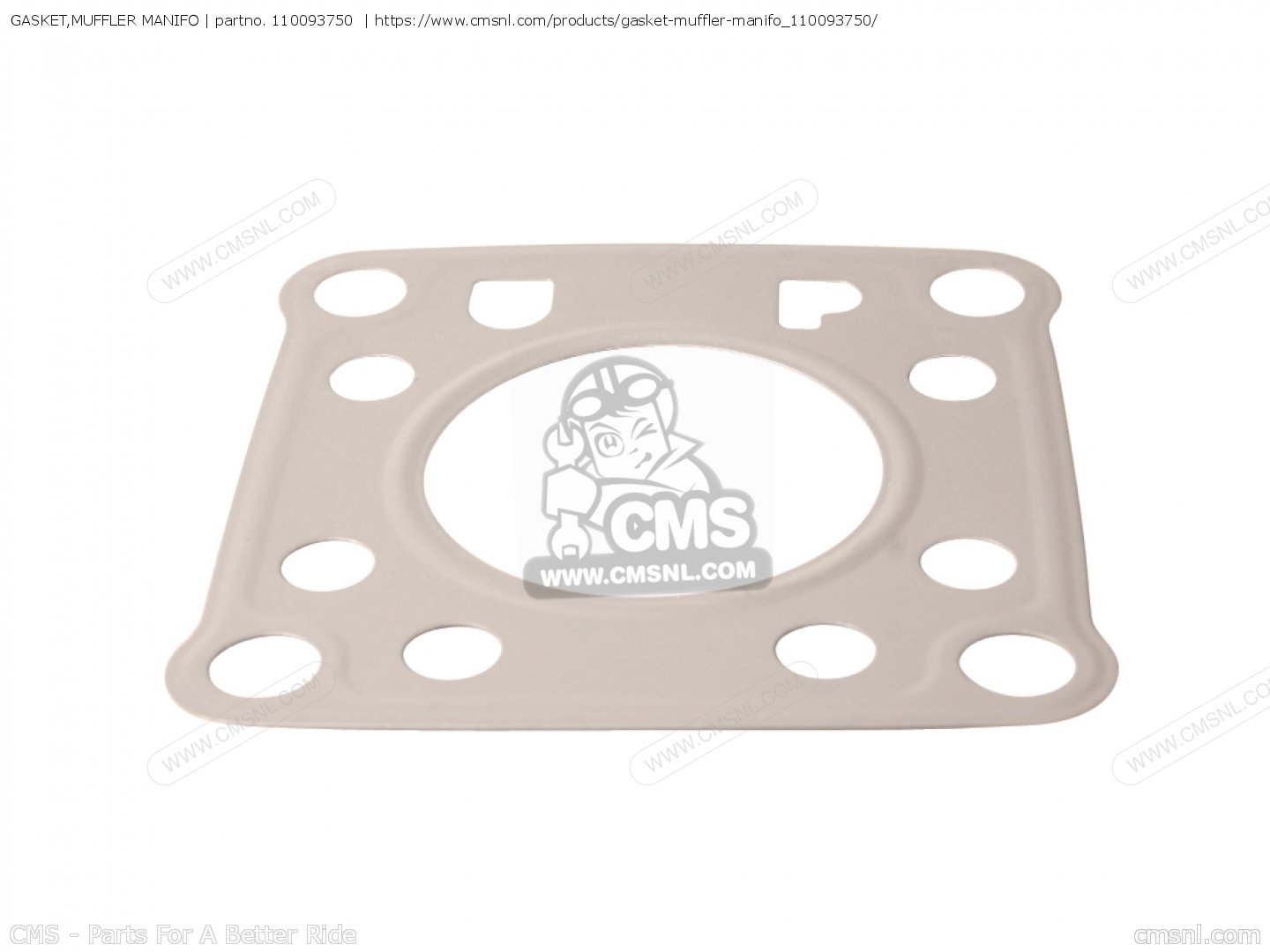 110093750 Gasket Muffler Manifo Nas Kawasaki Buy The 11009 3750 At