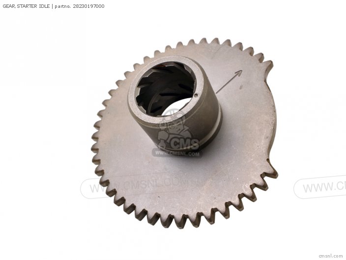 GEAR,STARTER IDLE