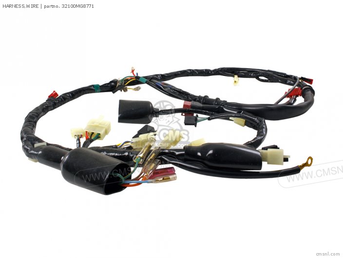 Honda Vt1100c Shadow 1100 1986 (g) Usa California Wire Harness