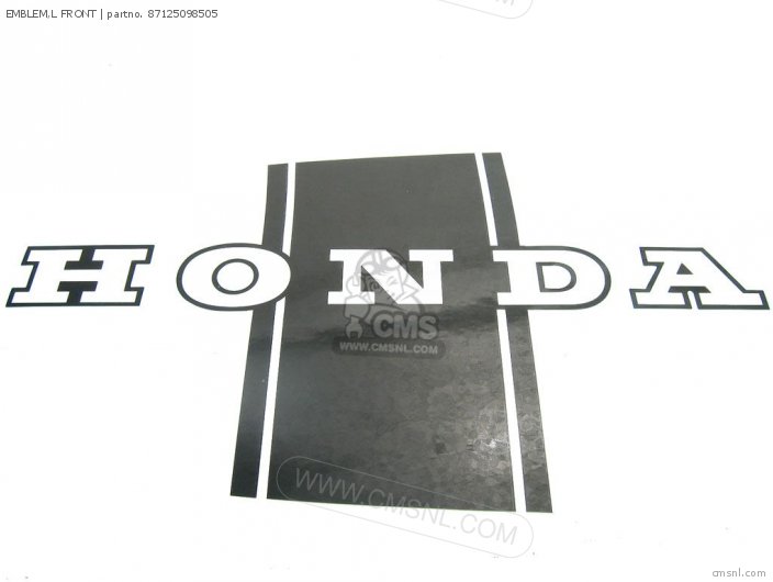 (87125098670) EMBLEM,L FRONT