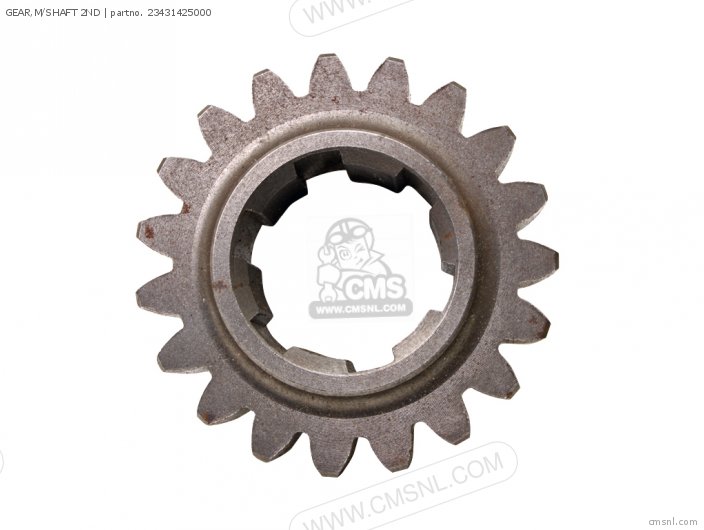 GEAR,M/SHAFT 2ND