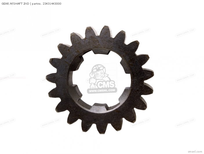 GEAR,M/SHAFT 2ND