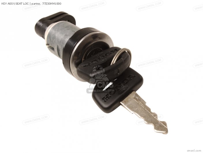 KEY ASSY,SEAT LOC
