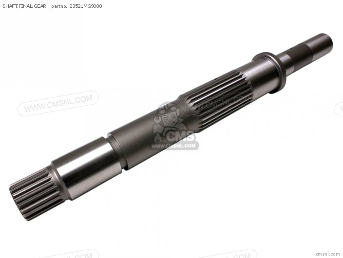 SHAFT,FINAL GEAR