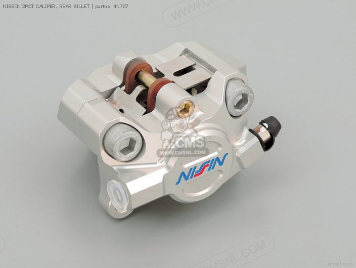 41707 Nissin 2pot Caliper, Rear Billet Daytona 41707
