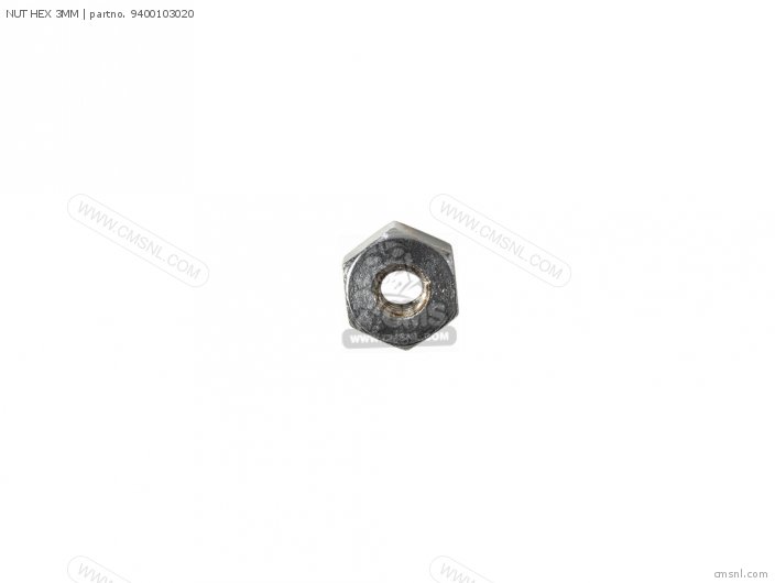NUT HEX 3MM