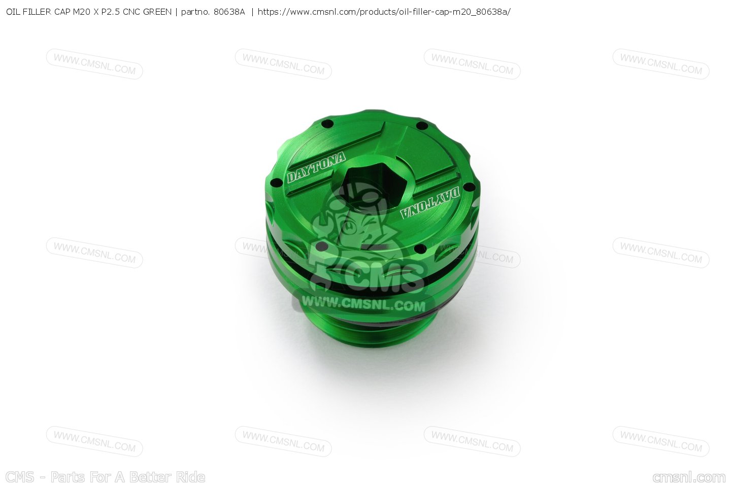 A Oil Filler Cap M X P Cnc Green Daytona Buy The At