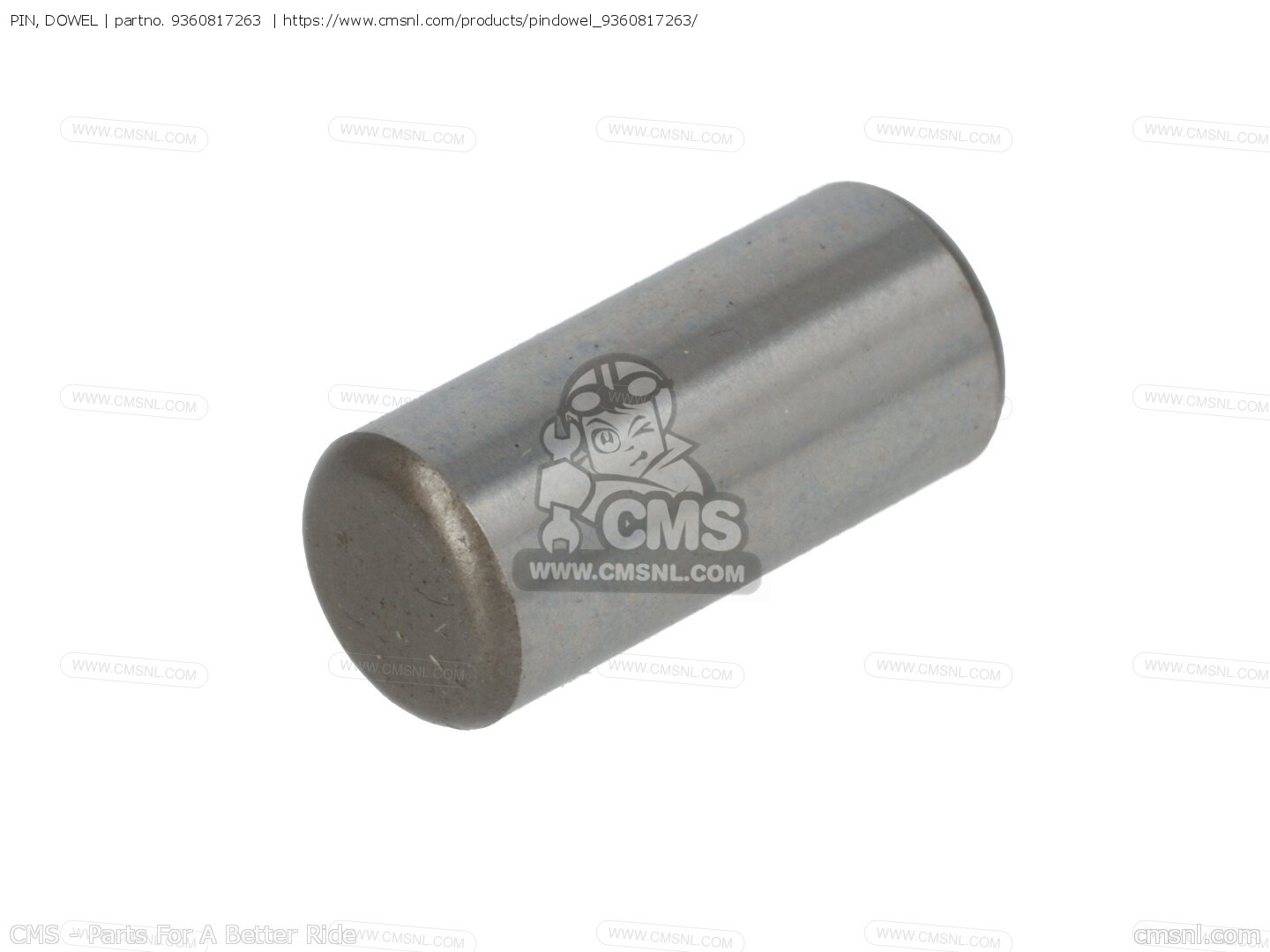 9360817263 Pin Dowel Yamaha Buy The 93608 17263 At CMSNL