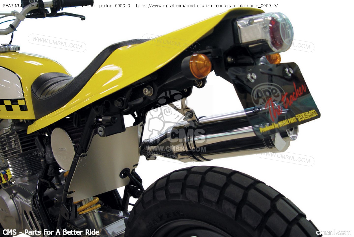 090919 Rear Mud Guard Kit (aluminum ) Ape100 Takegawa 090919