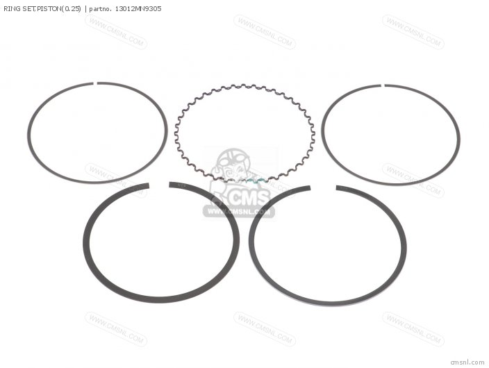 RING SET,PISTON(0.25)