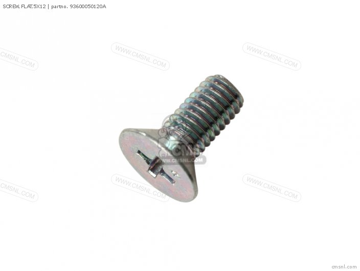 SCREW,FLAT,5X12