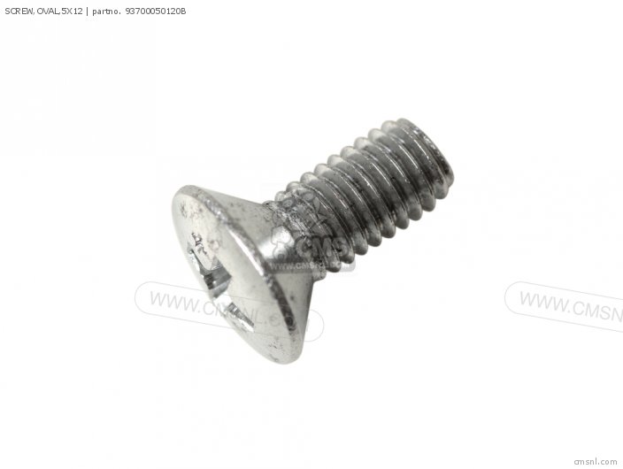 SCREW,OVAL,5X12